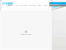 Tablet Screenshot of crystalpack.com
